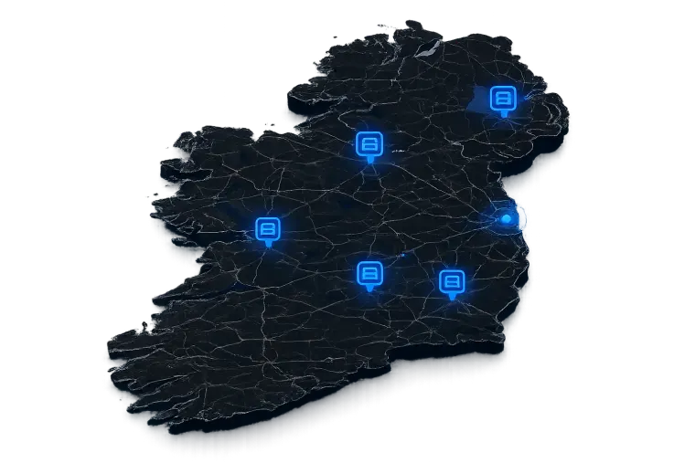Live map of Ireland