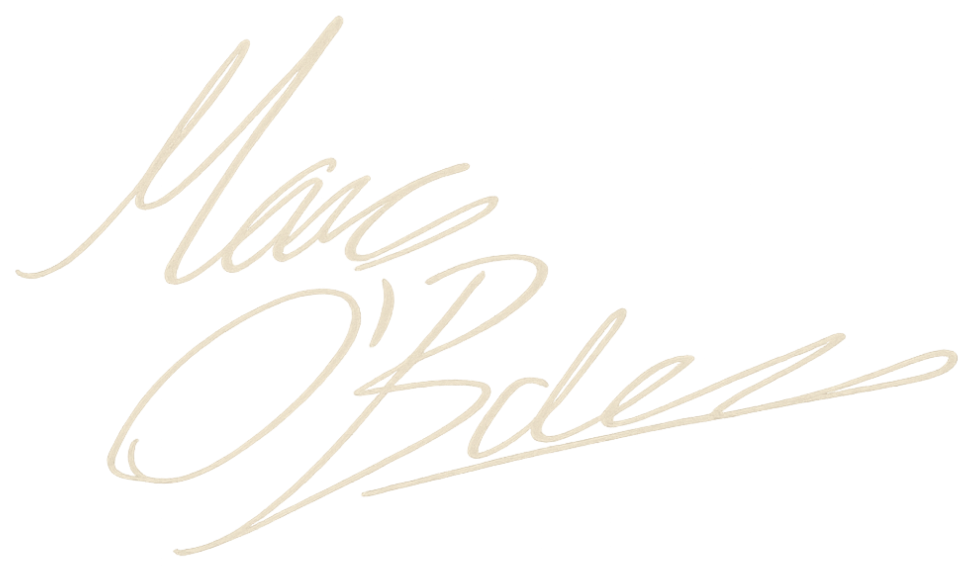 Mac O’Brien signature