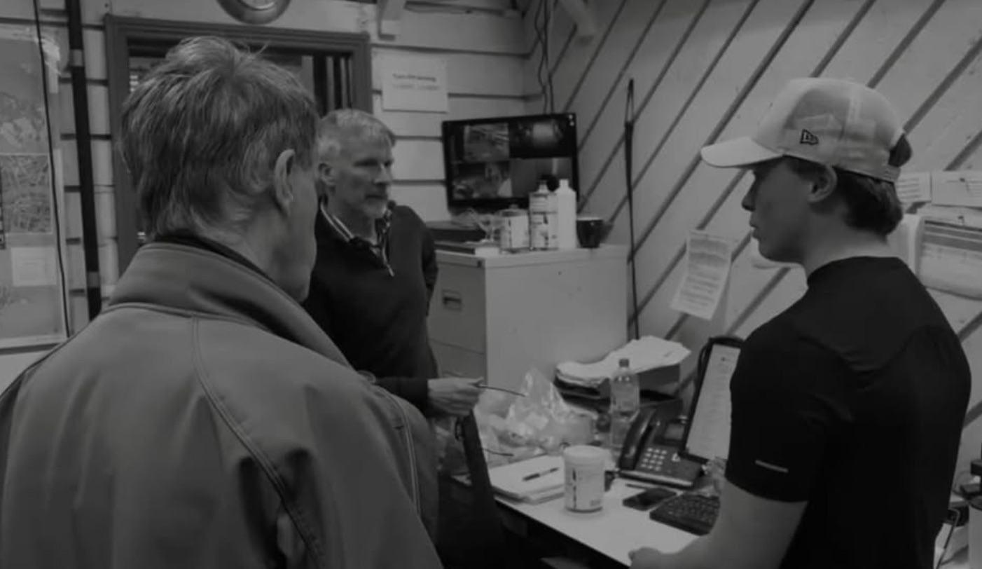 Meeting a client on site to map how their operation runs